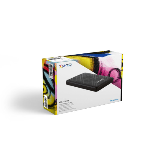 CARCASA DISCO DURO TOOQ TQE - 2500B 2.5 PULGADAS Cajas externas CARCASA DISCO DURO TOOQ TQE - 2500B 2.5 PULGADAS Cajas externas
