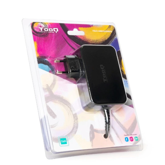 CARGADOR TOOQ GAN 90W USB TIPO Baterías y cargadores portátiles CARGADOR TOOQ GAN 90W USB TIPO Baterías y cargadores portátiles