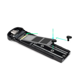 CARCASA DISCO DURO TOOQ TQE - 2201B SSD