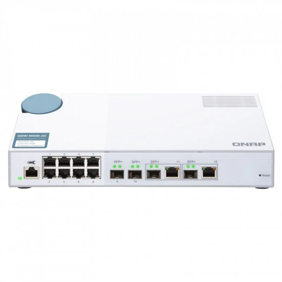 SWITCH QNAP QSW - M408 - 2C 8XGBE 2X10GBE COMBO Switch