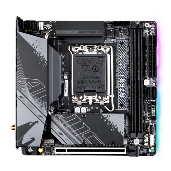 PLACA BASE GIGABYTE B760I AORUS PRO Placas base PLACA BASE GIGABYTE B760I AORUS PRO Placas base