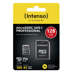 TARJETA MICRO SD INTENSO 128GB PROFESIONAL