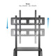 SOPORTE SUELO TOOQ RUEDAS COLOSO 37 - 100 PULGADAS Soportes monitores  tv