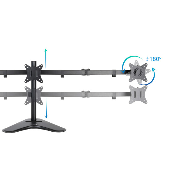 SOPORTE MESA TOOQ 3 PANTALLAS GIRA Soportes monitores  tv