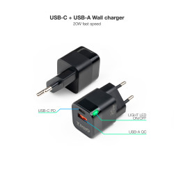 CARGADOR PARED TOOQ USB - C PD +