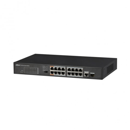 SWITCH DAHUA DH - PFS3117 - 16ET - 135 16 PUERTOS GIGABIT Switch SWITCH DAHUA DH - PFS3117 - 16ET - 135 16 PUERTOS GIGABIT Switch