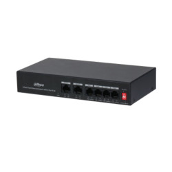 SWITCH DAHUA DH - PFS3006 - 4ET - 36 4 PUERTOS FAST