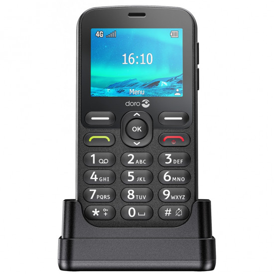 TELEFONO MOVIL DORO 1880 BLACK 2.4PULGADAS Teléfonos móviles