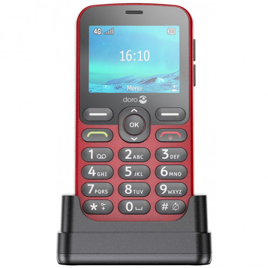 TELEFONO MOVIL DORO 1880 RED 2.4PULGADAS Teléfonos móviles