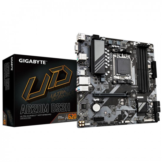 PLACA BASE GIGABYTE A620M DS3H AM5 Placas base