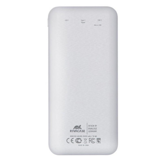 POWERBANK RIVACASE VA2280 20000MAH USB TIPO Powerbanks