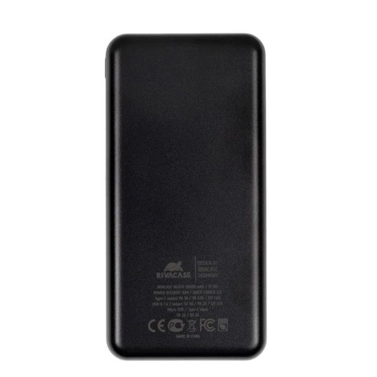 POWERBANK RIVACASE VA2572 QC PD 20000MAH Powerbanks POWERBANK RIVACASE VA2572 QC PD 20000MAH Powerbanks