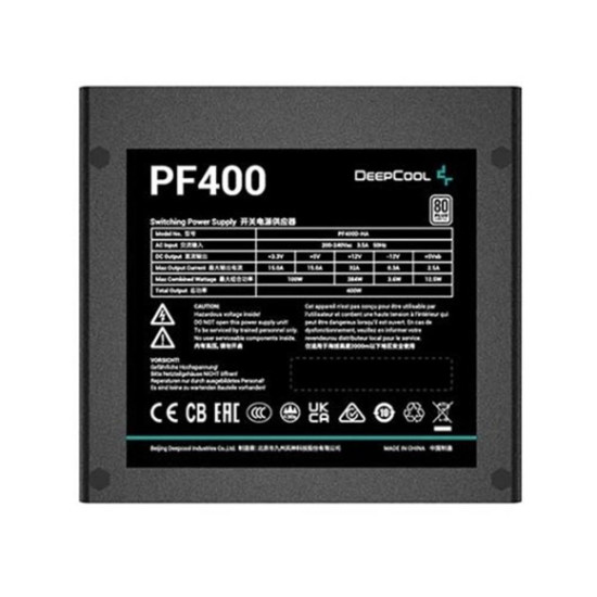 FUENTE ALIMENTACION DEEPCOOL PF400 ATX 500W Fuentes de alimentación FUENTE ALIMENTACION DEEPCOOL PF400 ATX 500W Fuentes de alimentación