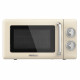 MICROONDAS CECOTEC PROCLEAN 3110 RETRO BEIGE Microondas MICROONDAS CECOTEC PROCLEAN 3110 RETRO BEIGE Microondas