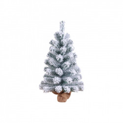 ARBOL NAVIDAD MINI VERDE NEVADO DECORATIVO