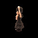 FIGURA MINIX WEDNESDAY (VESTIDO BAILE) 12 Figuras