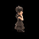 FIGURA MINIX WEDNESDAY (VESTIDO BAILE) 12 Figuras
