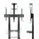SOPORTE SUELO CON RUEDAS TOOQ HASTA Soportes monitores  tv