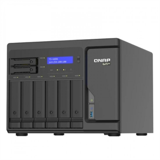 SERVIDOR NAS QNAP TS - H886 - D1602 - 8G NAS 4+2 - BAY Nas