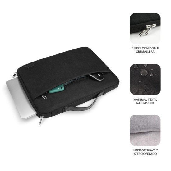 FUNDA PORTATIL SUBBLIM ELEGANT LAPTOP SLEEVE Maletines  mochilas y fundas