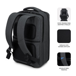 MOCHILA PORTATIL SUBBLIM TRAVELLER AIRPADDING 15.6 PULGADAS