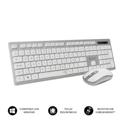 TECLADO + RATON SUBBLIM SUBKBW - CEKE10 INALAMBRICO