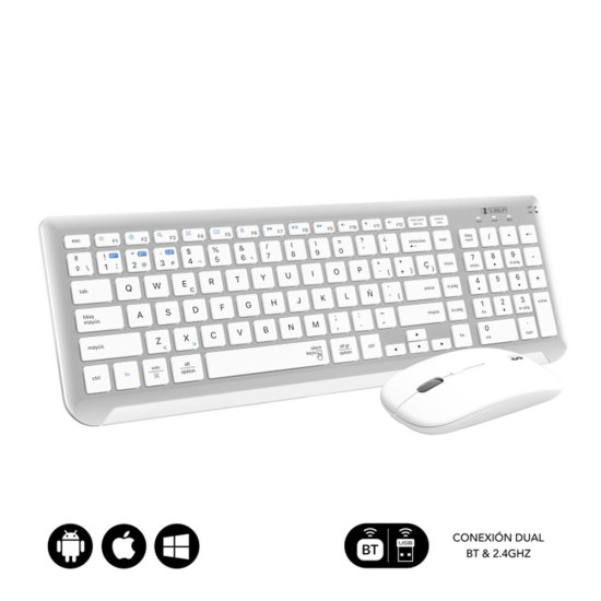 TECLADO + RATON SUBBLIM SUBKBC - DCEP10 INALAMBRICO Teclados TECLADO + RATON SUBBLIM SUBKBC - DCEP10 INALAMBRICO Teclados