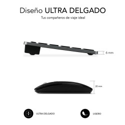 TECLADO + RATON SUBBLIM SUBKBC - OCO020 INALAMBRICO