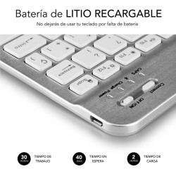 TECLADO TABLET SUBBLIM SUB - KBT - SMBL30 INALAMBRICO
