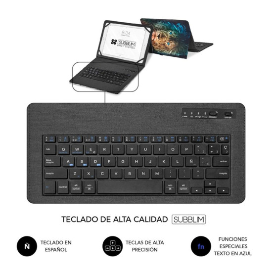 FUNDA + TECLADO SUBBLIM KEYTAB PRO Teclados FUNDA + TECLADO SUBBLIM KEYTAB PRO Teclados