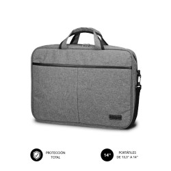 MALETIN SUBBLIM ELITE PORTATIL 13.3 PULGADAS - 14 PULGADAS GRIS