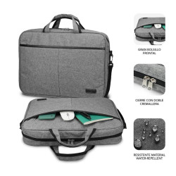 MALETIN SUBBLIM ELITE PORTATIL 13.3 PULGADAS - 14 PULGADAS GRIS