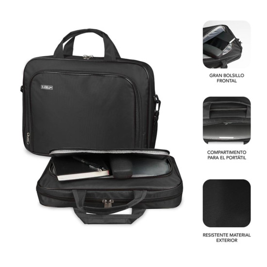 MALETIN SUBBLIM OXFORD PORTATIL 11 PULGADAS - 12.5 PULGADAS NEGRO Maletines mochilas y fundas MALETIN SUBBLIM OXFORD PORTATIL 11 PULGADAS - 12.5 PULGADAS NEGRO Maletines mochilas y fundas
