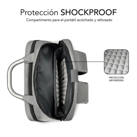 MOCHILA SUBBLIM ELITE AIRPADDING PORTATIL 15.6 PULGADAS Maletines  mochilas y fundas