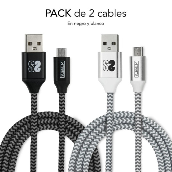 CABLE DATOS SUBBLIM USB TIPO C Cable de datos CABLE DATOS SUBBLIM USB TIPO C Cable de datos