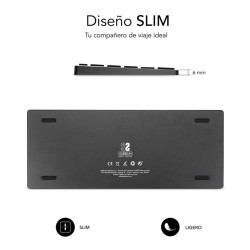 TECLADO SUBBLIM SUB - KB - 3ADC201 INALAMBRICO