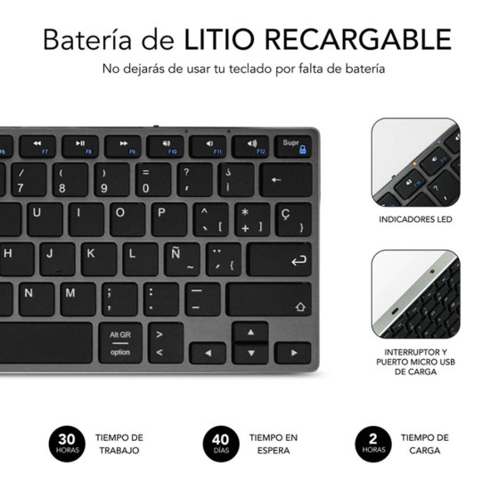 TECLADO SUBBLIM SUB - KB - 3ADC201 INALAMBRICO Teclados TECLADO SUBBLIM SUB - KB - 3ADC201 INALAMBRICO Teclados
