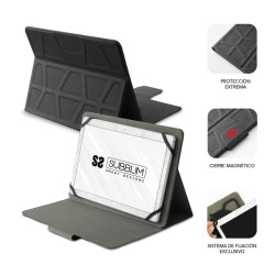 FUNDA SUBBLIM EXTREME TABLET CASE 9.6 PULGADAS - 11 PULGADAS