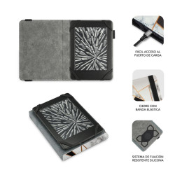 FUNDA SUBBLIM CLEVER EBOOK CASE 6 PULGADAS