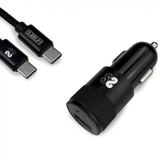 CARGADOR COCHE SUBBLIM 20W USB TIPO Baterías y cargadores portátiles