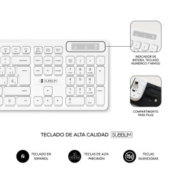 TECLADO + RATON SUBBLIM SUBKBC - CSSW11 INALAMBRICO