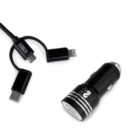 CARGADOR COCHE SUBBLIM 12W USB TIPO