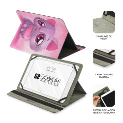 FUNDA SUBBLIM TRENDY CASE TABLET 10.1 PULGADAS
