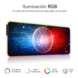 ALFOMBRILLA SUBBLIM MOUSE PAD PREMIUM LED