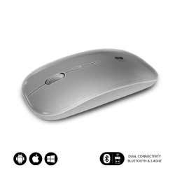 RATON INALAMBRICO SUBBLIM SUBMO - DFLAT22 PLATA