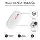 RATON INALAMBRICO SUBBLIM SUBMO - LDFLAT2 BLANCO Ratones RATON INALAMBRICO SUBBLIM SUBMO - LDFLAT2 BLANCO Ratones