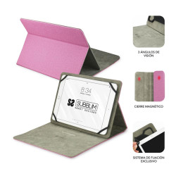 FUNDA SUBBLIM CLEVER STAND CASE TABLET