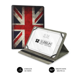 FUNDA SUBBLIM TRENDY CASE TABLET 10.1 PULGADAS