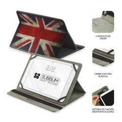 FUNDA SUBBLIM TRENDY CASE TABLET 10.1 PULGADAS
