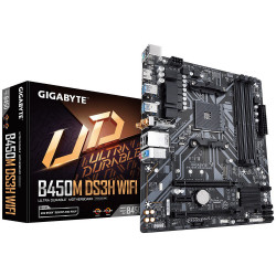 PLACA BASE GIGABYTE B450M DS3H WIFI